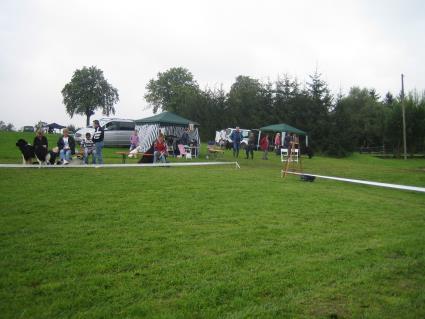 Blick auf das weitlufige Ausstellungsgelnde.